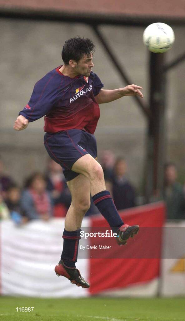13 June 2003; Darragh McGuire of St Patrick's Athletic during the Eircom League Premier Division match between Shamrock Rovers and St Patrick's Athletic at Richmond Park in Dublin. Photo by David Maher/Sportsfile