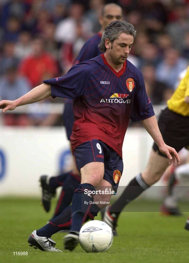 13 June 2003; Tony Bird of St Patrick's Athletic during the Eircom League Premier Division match between Shamrock Rovers and St Patrick's Athletic at Richmond Park in Dublin. Photo by David Maher/Sportsfile