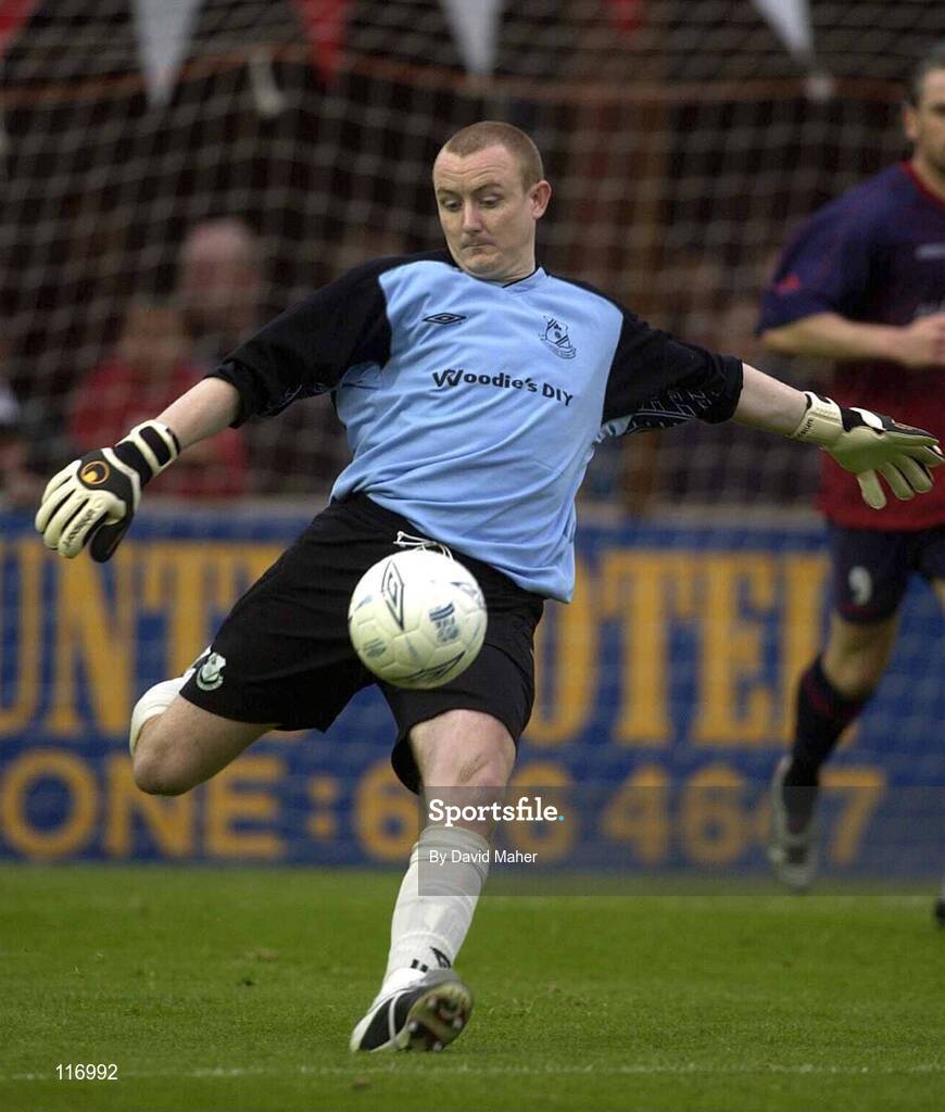 13 June 2003; Barry Ryan of Shamrock Rovers during the Eircom League Premier Division match between Shamrock Rovers and St Patrick's Athletic at Richmond Park in Dublin. Photo by David Maher/Sportsfile