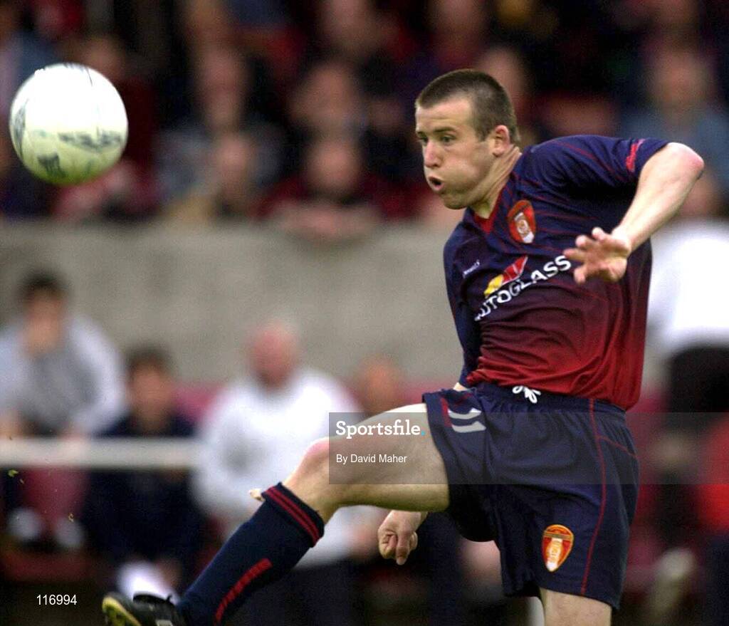 13 June 2003; David Freeman of St Patrick's Athletic during the Eircom League Premier Division match between Shamrock Rovers and St Patrick's Athletic at Richmond Park in Dublin. Photo by David Maher/Sportsfile