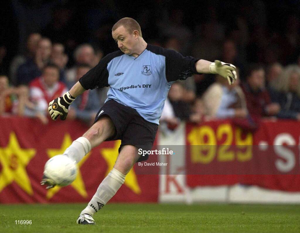 13 June 2003; Barry Ryan of Shamrock Rovers during the Eircom League Premier Division match between Shamrock Rovers and St Patrick's Athletic at Richmond Park in Dublin. Photo by David Maher/Sportsfile