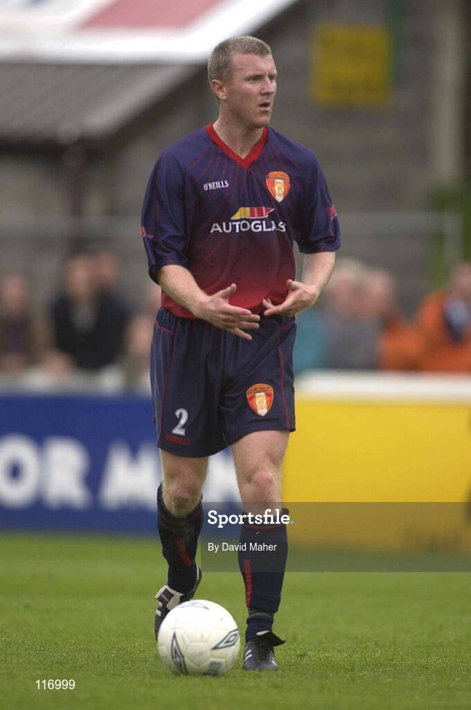 13 June 2003; Barry Prenderville of St Patrick's Athletic during the Eircom League Premier Division match between Shamrock Rovers and St Patrick's Athletic at Richmond Park in Dublin. Photo by David Maher/Sportsfile