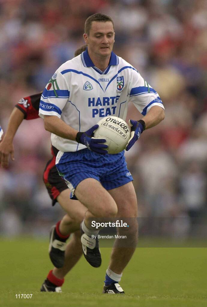 8 June 2003; James Coyle of Monaghan during the Bank of Ireland Ulster Senior Football Championship Quarter-Final match between Down and Monaghan at Casement Park in Belfast. Photo by Brendan Moran/Sportsfile