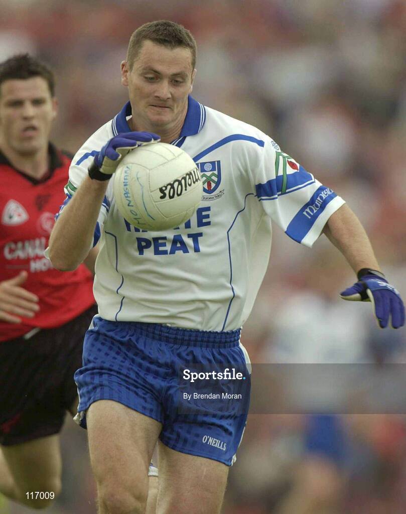 8 June 2003; James Coyle of Monaghan during the Bank of Ireland Ulster Senior Football Championship Quarter-Final match between Down and Monaghan at Casement Park in Belfast. Photo by Brendan Moran/Sportsfile
