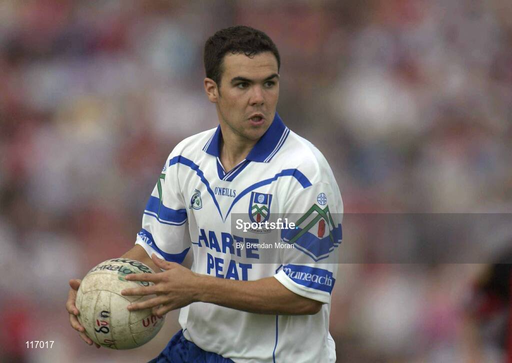 8 June 2003; Paul Finlay of Monaghan during the Bank of Ireland Ulster Senior Football Championship Quarter-Final match between Down and Monaghan at Casement Park in Belfast. Photo by Brendan Moran/Sportsfile
