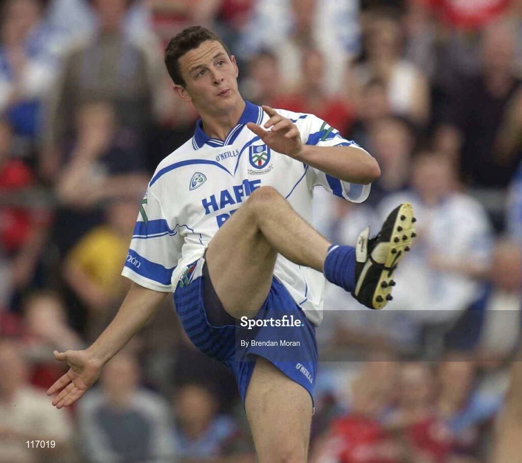 8 June 2003; Raymond Ronaghan of Monaghan during the Bank of Ireland Ulster Senior Football Championship Quarter-Final match between Down and Monaghan at Casement Park in Belfast. Photo by Brendan Moran/Sportsfile