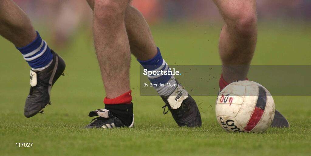 8 June 2003; A general view of the action during the Bank of Ireland Ulster Senior Football Championship Quarter-Final match between Down and Monaghan at Casement Park in Belfast. Photo by Brendan Moran/Sportsfile