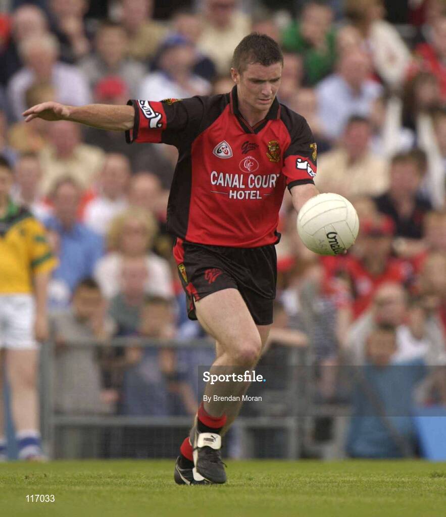 8 June 2003; Liam Doyle of Down during the Bank of Ireland Ulster Senior Football Championship Quarter-Final match between Down and Monaghan at Casement Park in Belfast. Photo by Brendan Moran/Sportsfile