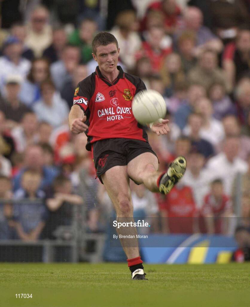 8 June 2003; Liam Doyle of Down during the Bank of Ireland Ulster Senior Football Championship Quarter-Final match between Down and Monaghan at Casement Park in Belfast. Photo by Brendan Moran/Sportsfile