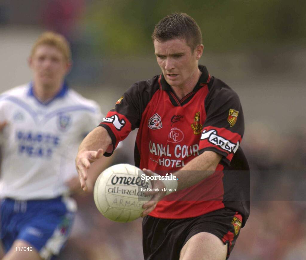 8 June 2003; Liam Doyle of Down during the Bank of Ireland Ulster Senior Football Championship Quarter-Final match between Down and Monaghan at Casement Park in Belfast. Photo by Brendan Moran/Sportsfile