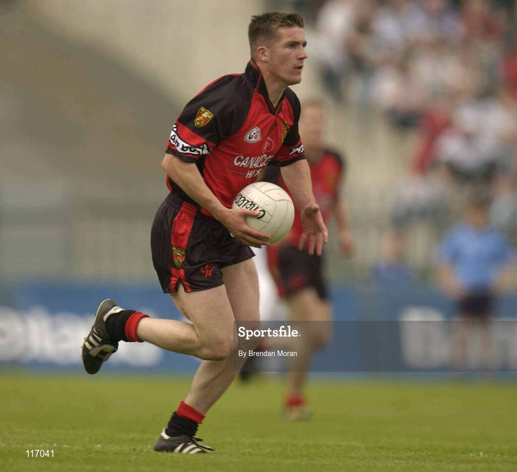8 June 2003; Ronan Murtagh of Down during the Bank of Ireland Ulster Senior Football Championship Quarter-Final match between Down and Monaghan at Casement Park in Belfast. Photo by Brendan Moran/Sportsfile