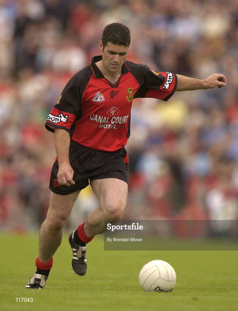 8 June 2003; Greg McCartan of Down during the Bank of Ireland Ulster Senior Football Championship Quarter-Final match between Down and Monaghan at Casement Park in Belfast. Photo by Brendan Moran/Sportsfile