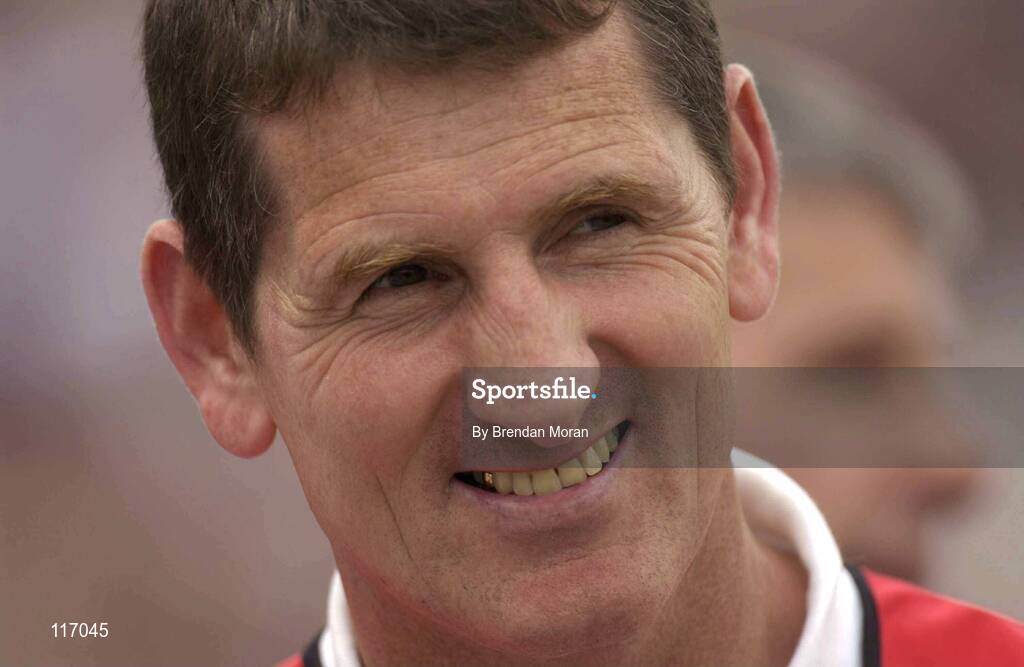 8 June 2003; Down manager Paddy O'Rourke during the Bank of Ireland Ulster Senior Football Championship Quarter-Final match between Down and Monaghan at Casement Park in Belfast. Photo by Brendan Moran/Sportsfile