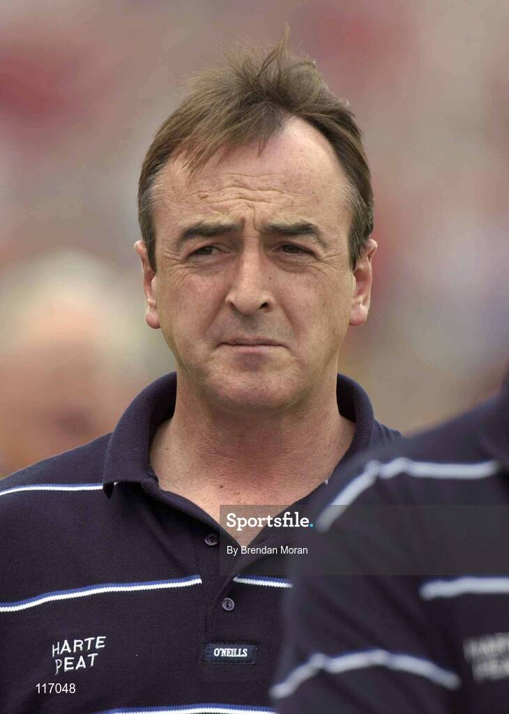 8 June 2003; Monaghan manager Colm Coyle during the Bank of Ireland Ulster Senior Football Championship Quarter-Final match between Down and Monaghan at Casement Park in Belfast. Photo by Brendan Moran/Sportsfile