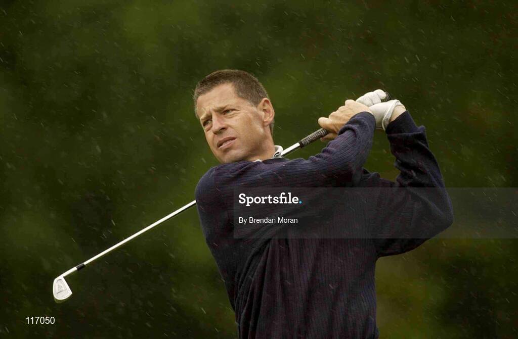 27 June 2003; Irish golfer John McHenry pictured at the K Club in Straffan, Kildare, ahead of The Smurfit European Open. Photo by Brendan Moran/Sportsfile