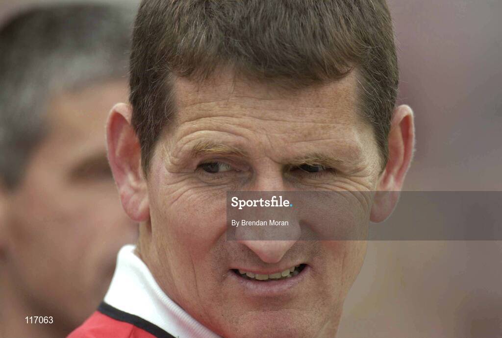 8 June 2003; Down manager Paddy O'Rourke during the Bank of Ireland Ulster Senior Football Championship Quarter-Final match between Down and Monaghan at Casement Park in Belfast. Photo by Brendan Moran/Sportsfile
