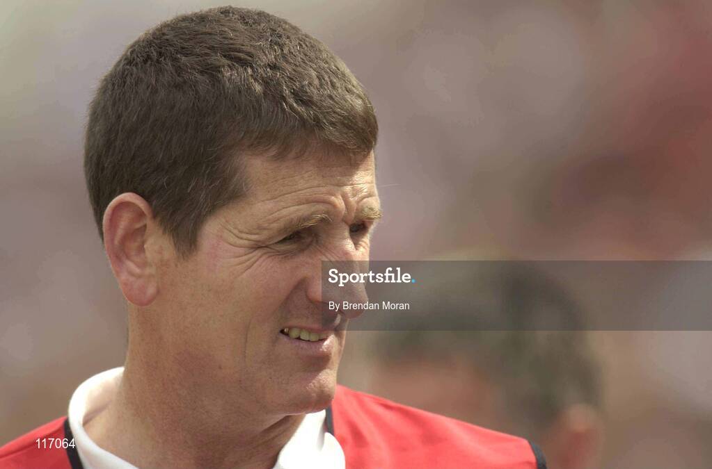 8 June 2003; Down manager Paddy O'Rourke during the Bank of Ireland Ulster Senior Football Championship Quarter-Final match between Down and Monaghan at Casement Park in Belfast. Photo by Brendan Moran/Sportsfile
