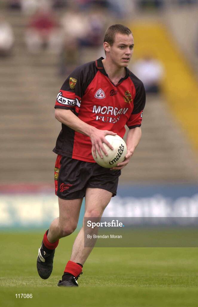8 June 2003; Eoin Henry of Down during the Ulster Minor Football Championship match between Down and Armagh at Casement Park in Belfast. Photo by Brendan Moran/Sportsfile