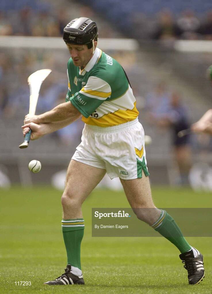 15 June 2003; Brian Whelahan of Offaly during the Guinness All Ireland Hurling Championship Qualifier Round 1 match between Dublin and Offaly at Croke Park in Dublin. Photo by Damien Eagers/Sportsfile