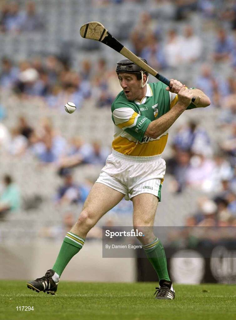 15 June 2003; Brian Whelahan of Offaly during the Guinness All Ireland Hurling Championship Qualifier Round 1 match between Dublin and Offaly at Croke Park in Dublin. Photo by Damien Eagers/Sportsfile