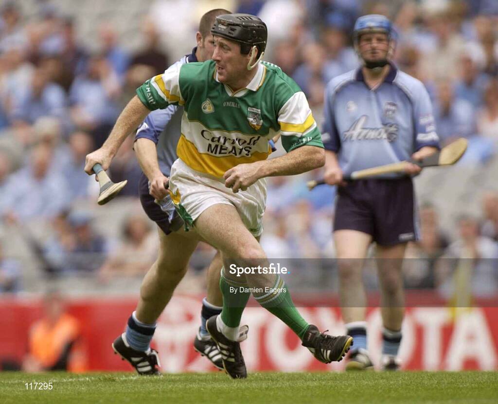 15 June 2003; Brian Whelahan of Offaly during the Guinness All Ireland Hurling Championship Qualifier Round 1 match between Dublin and Offaly at Croke Park in Dublin. Photo by Damien Eagers/Sportsfile