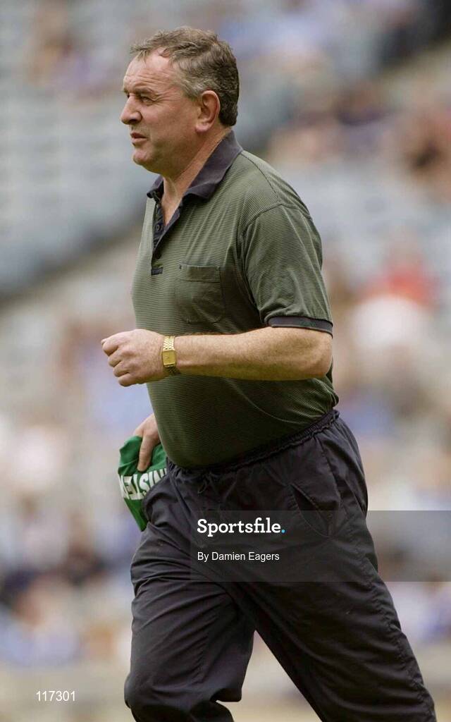 15 June 2003; Offaly manager Mike McNamara during the Guinness All Ireland Hurling Championship Qualifier Round 1 match between Dublin and Offaly at Croke Park in Dublin. Photo by Damien Eagers/Sportsfile
