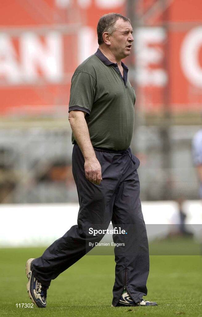 15 June 2003; Offaly manager Mike McNamara during the Guinness All Ireland Hurling Championship Qualifier Round 1 match between Dublin and Offaly at Croke Park in Dublin. Photo by Damien Eagers/Sportsfile