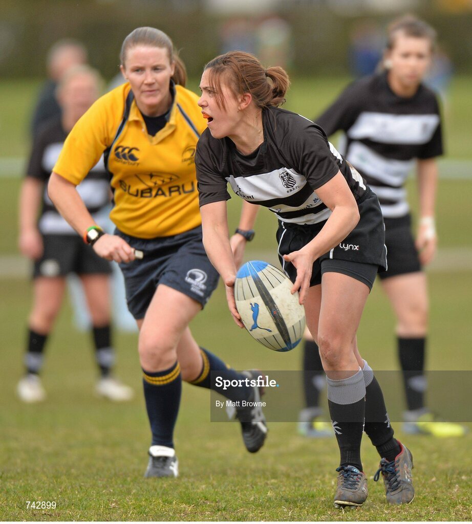 20 April 2013; Alexandra Dalis, Old Belvedere. Paul Flood Cup Final, Old Belvedere v Galwegians, Seapoint RFC, Killiney, Co. Dublin. Picture credit: Matt Browne / SPORTSFILE