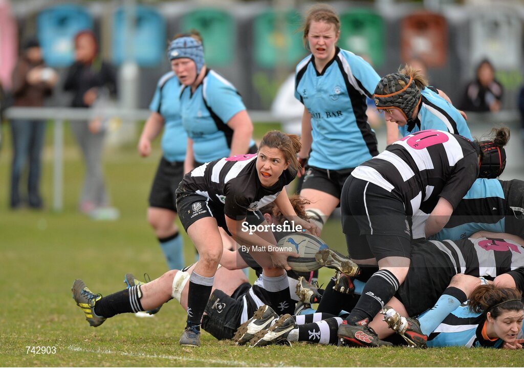 20 April 2013; Alexandra Dalis, Old Belvedere. Paul Flood Cup Final, Old Belvedere v Galwegians, Seapoint RFC, Killiney, Co. Dublin. Picture credit: Matt Browne / SPORTSFILE