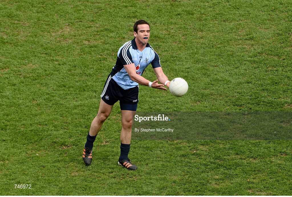 14 April 2013; Ger Brennan, Dublin. Allianz Football League, Division 1, Semi-Final, Dublin v Mayo, Croke Park, Dublin. Picture credit: Stephen McCarthy / SPORTSFILE