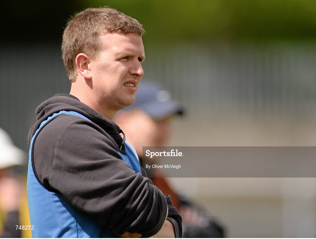 11 May 2013; Steve Ahern, Warwickshire manager. Lory Meagher Cup, Round 2, Fermanagh v Warwickshire, Brewster Park, Enniskillen, Co. Fermanagh. Picture credit: Oliver McVeigh / SPORTSFILE