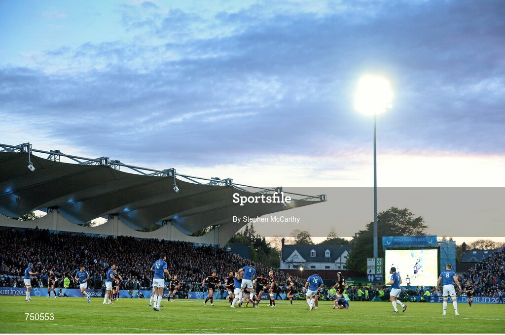 17 May 2013; A general view of the RDS during the game. Amlin Challenge Cup Final 2012/13, Leinster v Stade Francais, RDS, Ballsbridge, Dublin. Picture credit: Stephen McCarthy / SPORTSFILE