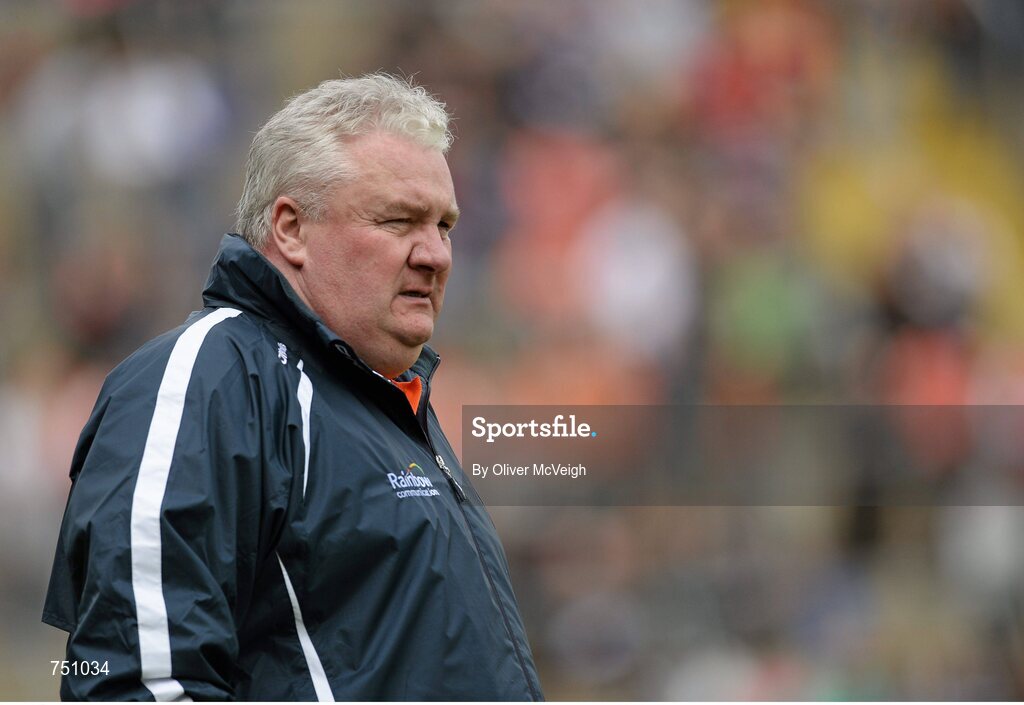 19 May 2013; Armagh manager Paul Grimley. Ulster GAA Football Senior Championship, Preliminary Round, Cavan v Armagh, Kingspan Breffni Park, Cavan. Picture credit: Oliver McVeigh / SPORTSFILE