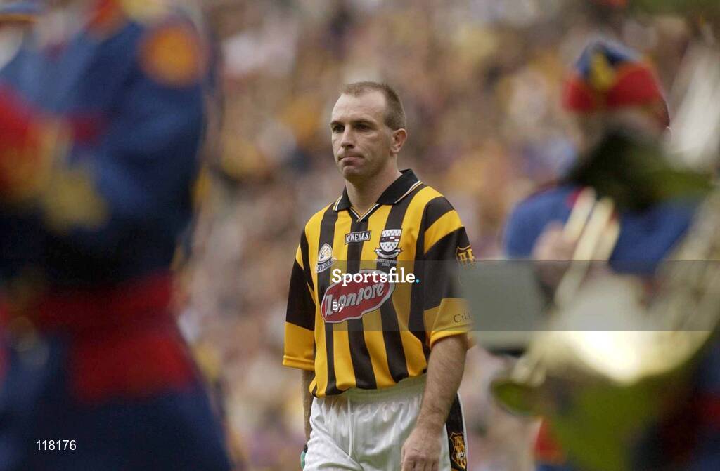 6 July 2003; DJ Carey, Kilkenny, marches behind the Artane Boy's Band during the pre-match parade. Guinness Leinster Senior Hurling Championship Final, Kilkenny v Wexford, Croke Park, Dublin. Picture credit; Pat Murphy / SPORTSFILE *EDI*