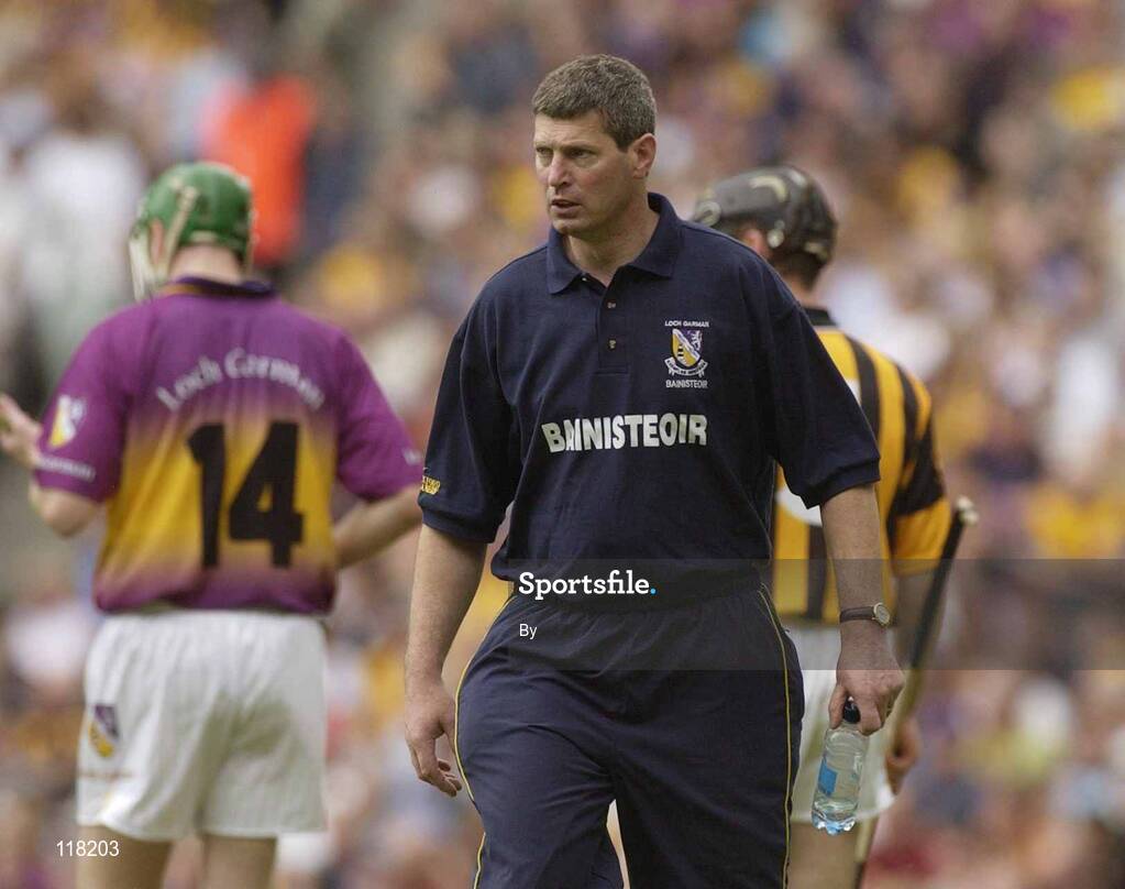 6 July 2003; John Conran, Wexford manager. Guinness Leinster Senior Hurling Championship Final, Kilkenny v Wexford, Croke Park, Dublin. Picture credit; Pat Murphy / SPORTSFILE *EDI*