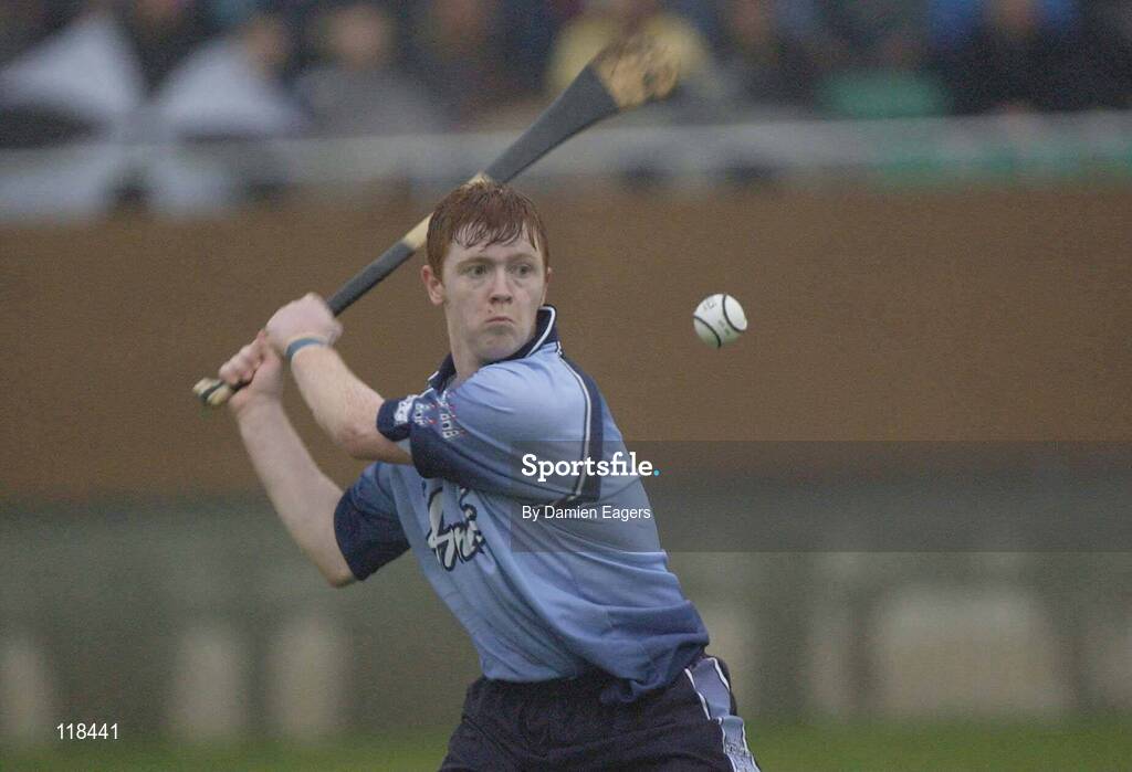 16 July 2003; Derek O'Reilly, Dublin. Leinster Under 21 Hurling Final, Dublin v Kilkenny, Dr Cullen Park, Co. Carlow. Picture credit; Damien Eagers / SPORTSFILE *EDI*
