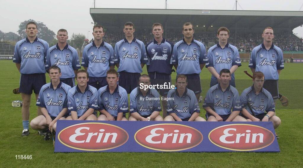16 July  2003; Dublin team. Leinster Under 21 Hurling Final, Dublin v Kilkenny, Dr Cullen Park, Co. Carlow. Picture credit; Damien Eagers / SPORTSFILE *EDI*