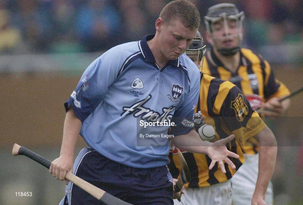 16 July 2003; Dublin's Sean McCann. Leinster Under 21 Hurling Final, Dublin v Kilkenny, Dr Cullen Park, Co. Carlow. Picture credit; Damien Eagers / SPORTSFILE *EDI*