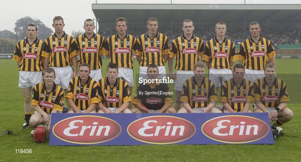 16 July 2003; Kilkenny team. Leinster Under 21 Hurling Final, Dublin v Kilkenny, Dr Cullen Park, Co. Carlow. Picture credit; Damien Eagers / SPORTSFILE *EDI*