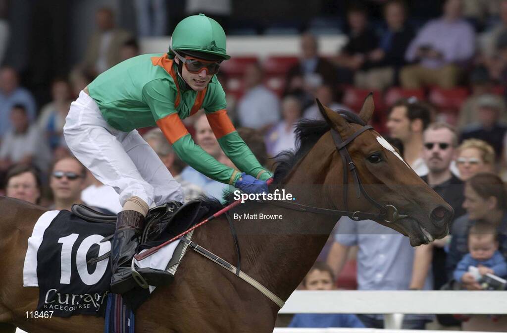 12 July 2003; Soviet Belle with D Moran up, wins the Kildare Architects European Breeders Fund Fillies Maiden at the Curragh Racecourse, Co. Kildare. Picture credit; Matt Browne / SPORTSFILE *EDI*