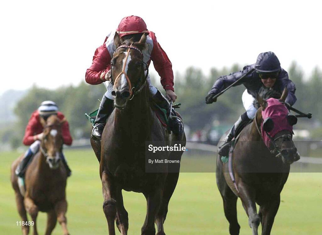 12 July 2003; Al Turf with Pat Shanahan up, pictured during The Goffs International stakes at the Curragh Racecourse, Co. Kildare. Picture credit; Matt Browne / SPORTSFILE *EDI*