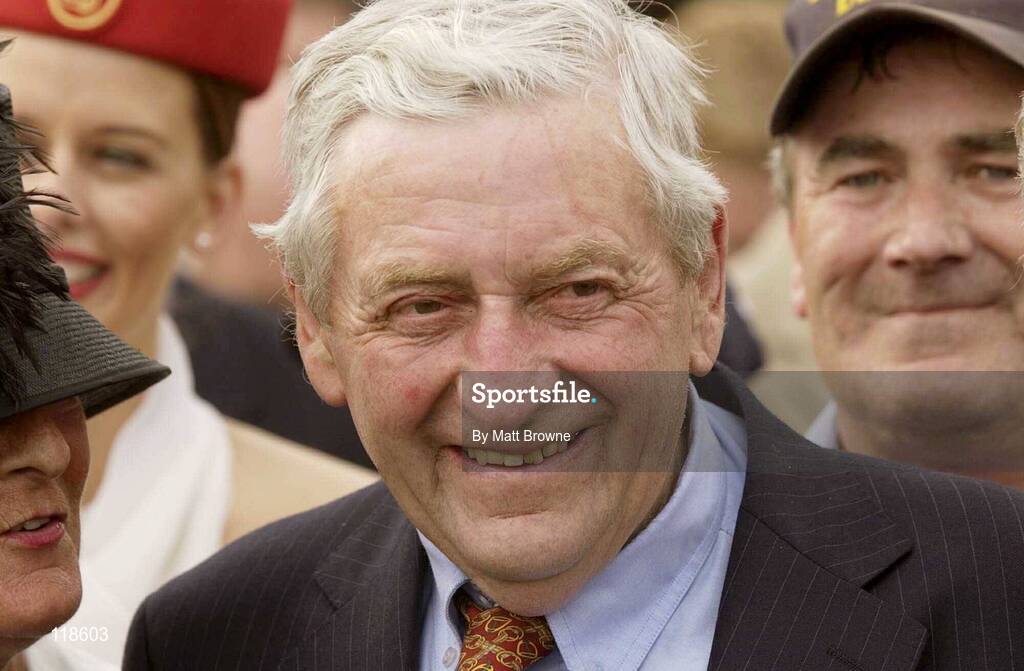 13 July 2003; Pat Mullins, winning trainer in the Darley Irish Oaks at the Curragh Racecourse, Co. Kildare. Picture credit; Matt Browne / SPORTSFILE *EDI*