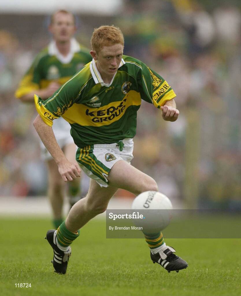 13 July 2003; Colm Cooper, Kerry. Bank of Ireland Munster Senior Football Final, Kerry v Limerick, Fitzgerald Stadium, Killarney, Co Kerry. Picture credit; Brendan Moran / SPORTSFILE *EDI*