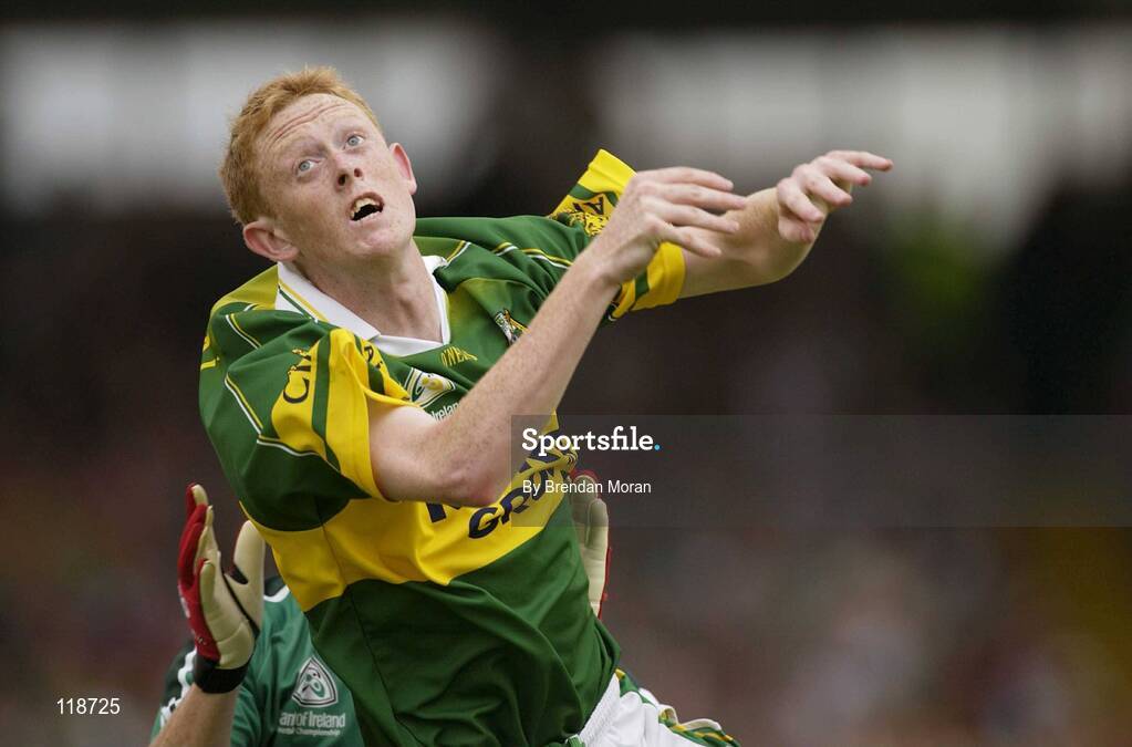 13 July 2003; Colm Cooper, Kerry. Bank of Ireland Munster Senior Football Final, Kerry v Limerick, Fitzgerald Stadium, Killarney, Co Kerry. Picture credit; Brendan Moran / SPORTSFILE *EDI*