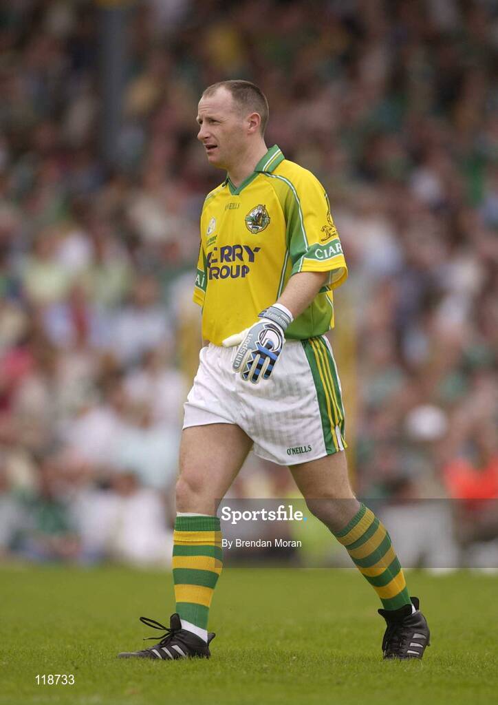 13 July 2003; Declan O'Keeffe, Kerry. Bank of Ireland Munster Senior Football Final, Kerry v Limerick, Fitzgerald Stadium, Killarney, Co Kerry. Picture credit; Brendan Moran / SPORTSFILE *EDI*