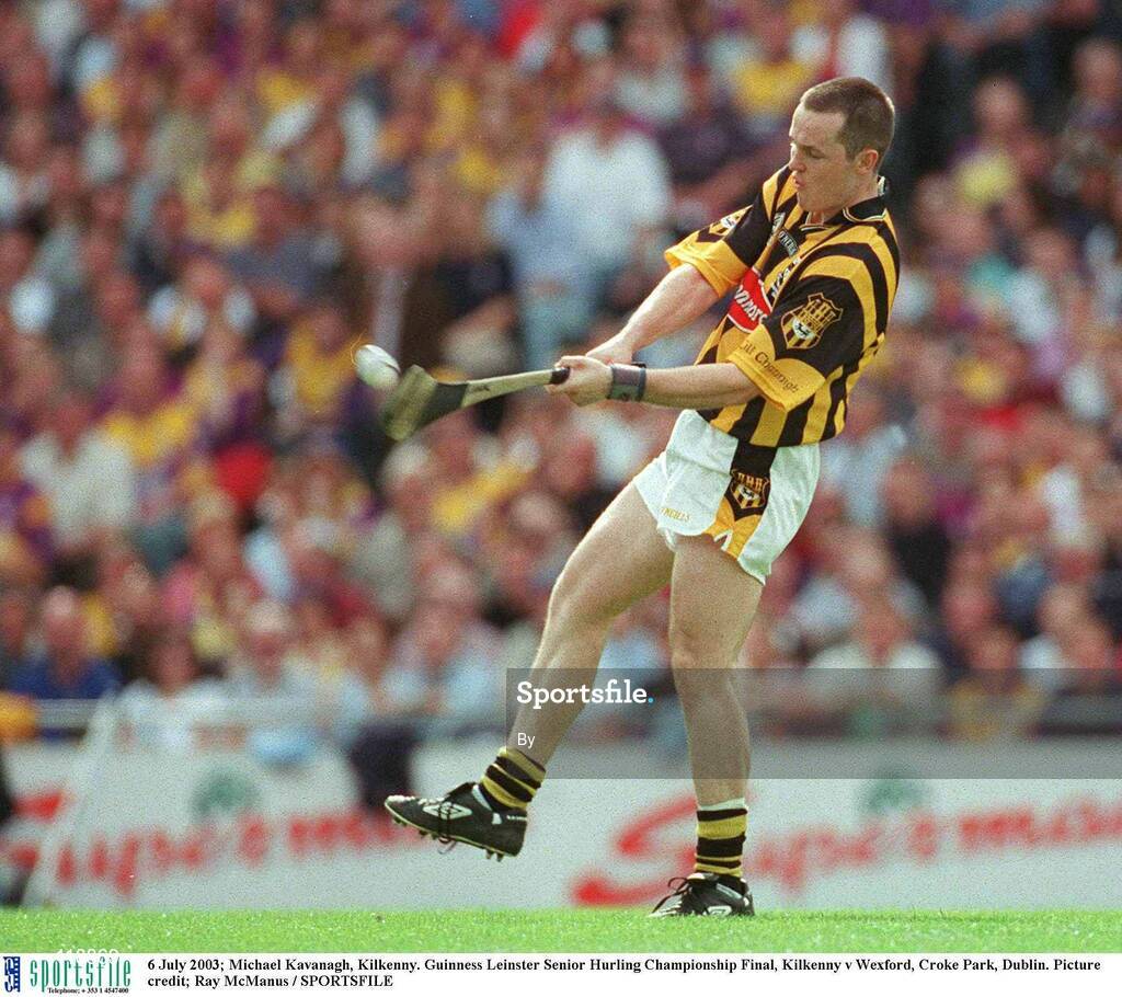 6 July 2003; Michael Kavanagh, Kilkenny. Guinness Leinster Senior Hurling Championship Final, Kilkenny v Wexford, Croke Park, Dublin. Picture credit; Ray McManus / SPORTSFILE