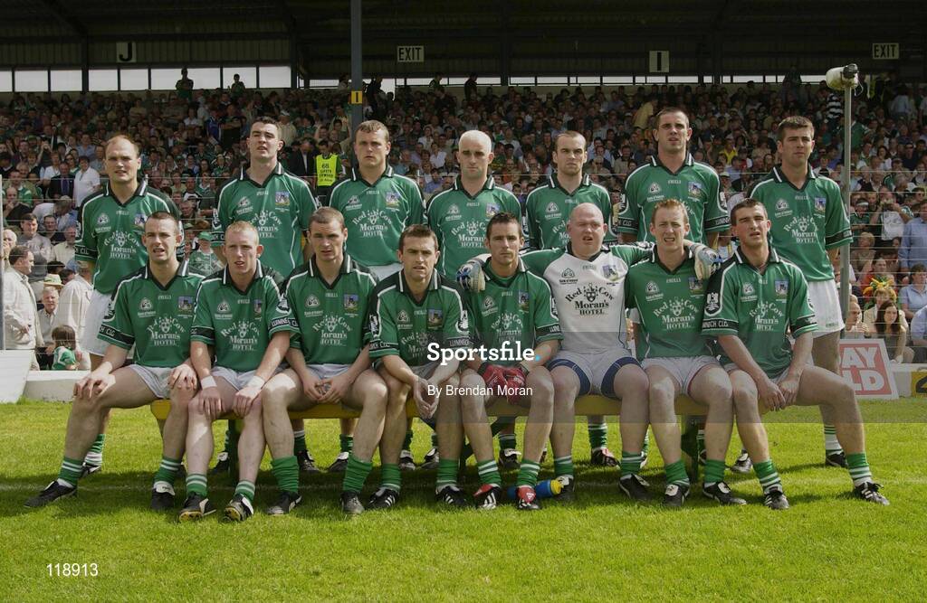 13 July 2003; The Limerick Senior Football team. Bank of Ireland Munster Senior Football Final, Kerry v Limerick, Fitzgerald Stadium, Killarney, Co Kerry. Picture credit; Brendan Moran / SPORTSFILE *EDI*