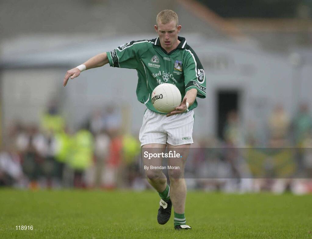 13 July 2003; Stephen Kelly, Limerick. Bank of Ireland Munster Senior Football Final, Kerry v Limerick, Fitzgerald Stadium, Killarney, Co Kerry. Picture credit; Brendan Moran / SPORTSFILE *EDI*