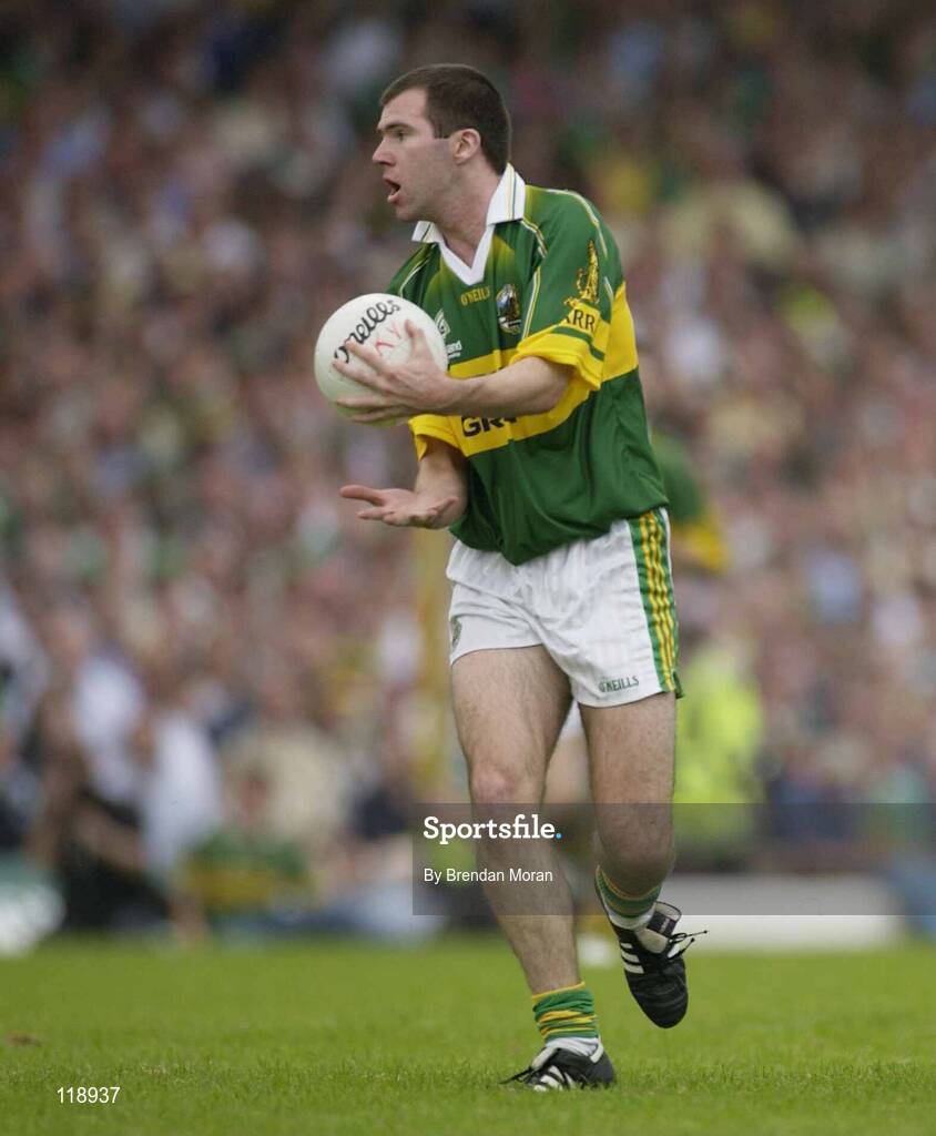 13 July 2003; Michael McCarthy, Kerry. Bank of Ireland Munster Senior Football Final, Kerry v Limerick, Fitzgerald Stadium, Killarney, Co Kerry. Picture credit; Brendan Moran / SPORTSFILE *EDI*