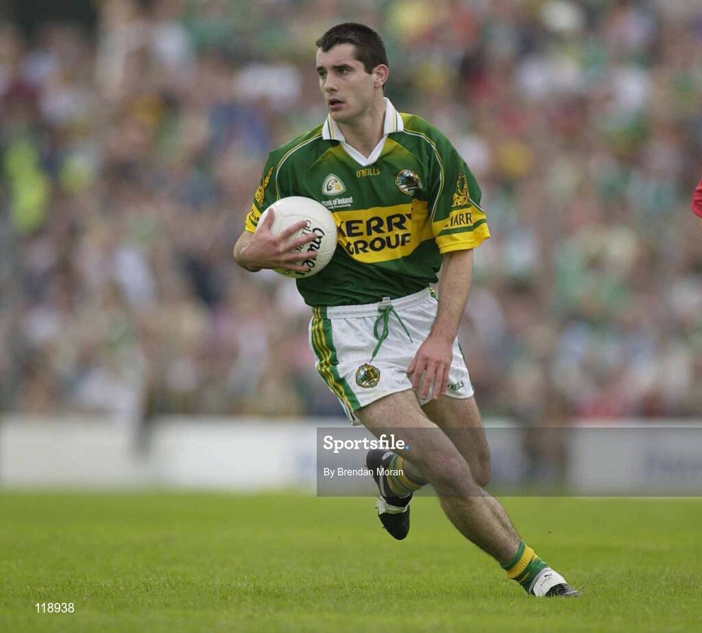 13 July 2003; Tom O'Sullivan, Kerry. Bank of Ireland Munster Senior Football Final, Kerry v Limerick, Fitzgerald Stadium, Killarney, Co Kerry. Picture credit; Brendan Moran / SPORTSFILE *EDI*